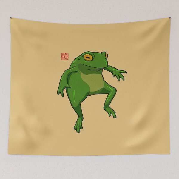 Item preview, Relajao frog meme designed and sold by DingHuArt.