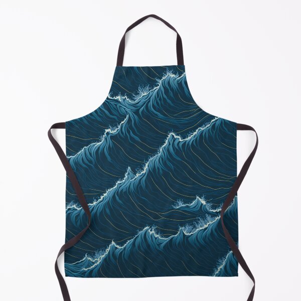 Item preview, HDR ocean waves pattern with vintage feel designed and sold by RedArtG09.