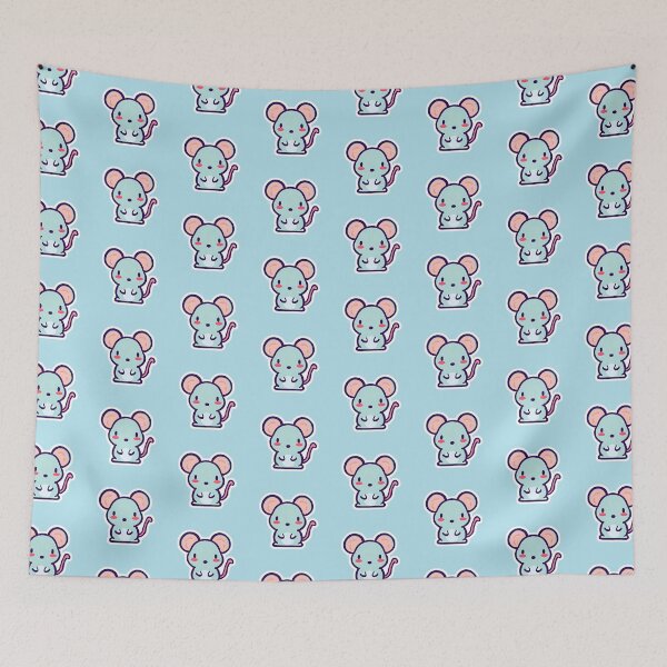 Item preview, Cute Blue Mouse Standing designed and sold by ItsRiskyy.