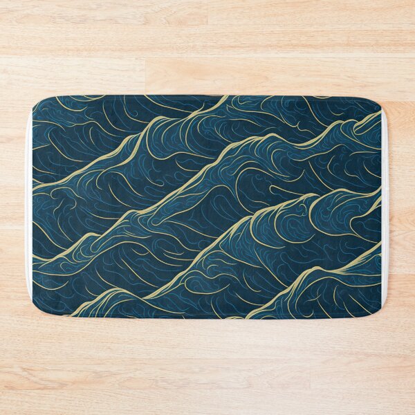 Item preview, High-resolution sea waves in oil painting style| Vintage sticker| wave sticker| wave pattern sticker designed and sold by RedArtG09.