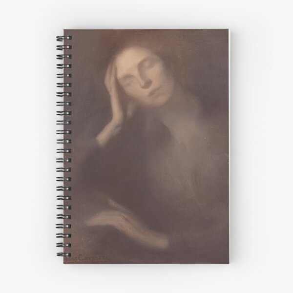 Item preview, Eugène Carrière Woman Leaning on a Table designed and sold by NouveauEra.