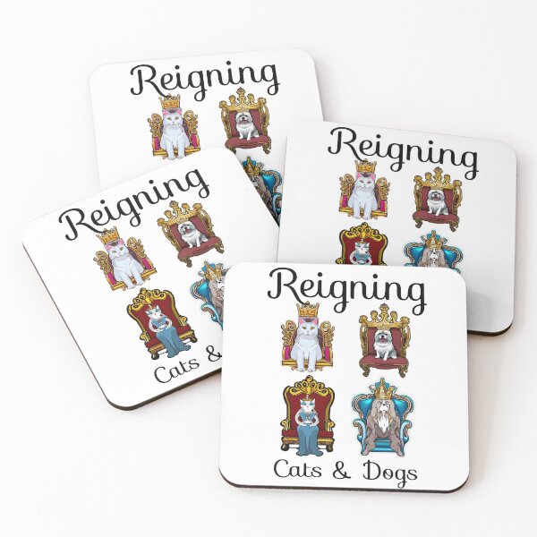 Item preview, Reigning Cats and Dogs Panting Dog Puppy King designed and sold by Bloomin'  Arty Families.
