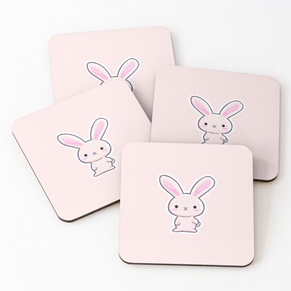 Item preview, Cute Pink Rabbit Standing designed and sold by ItsRiskyy.