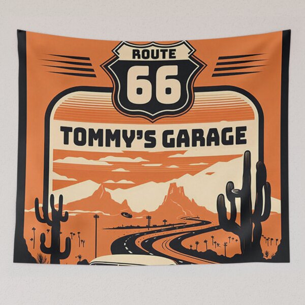 Item preview, Route 66 My Garage designed and sold by nicoleErica.
