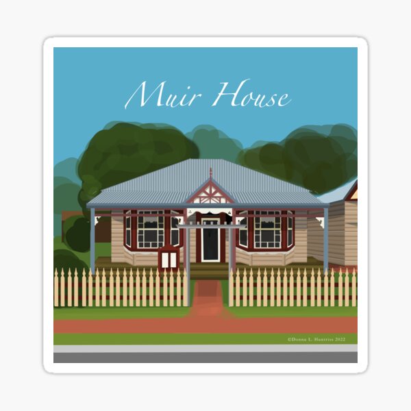Item preview, Muir House Historic Architecture Berry designed and sold by Donnahuntriss.