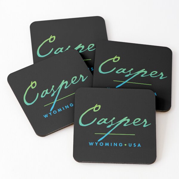 Item preview, Casper Wyoming Typographic Design designed and sold by Futurebeachbum.