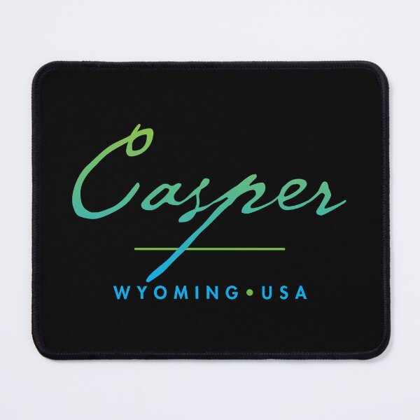 Item preview, Casper Wyoming Typographic Design designed and sold by Futurebeachbum.