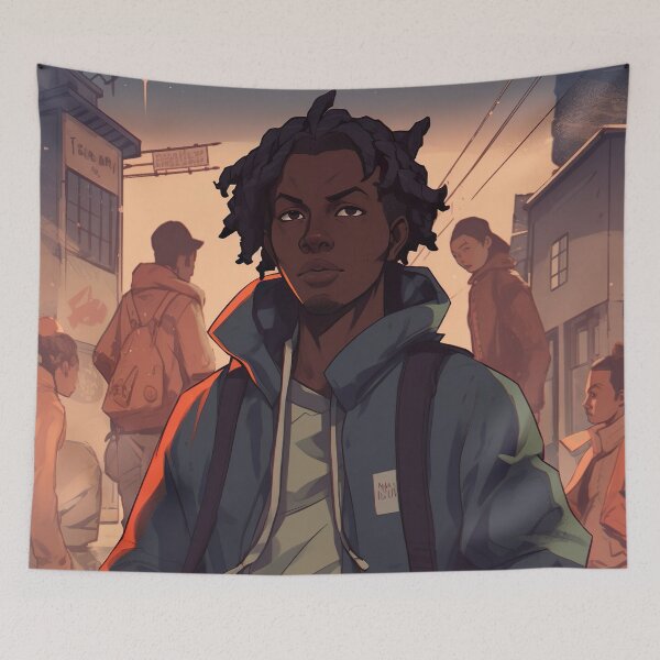Item preview, Rap & Hip Hop Music Album Cover - Anime Wallpaper designed and sold by KAIGAME Art.