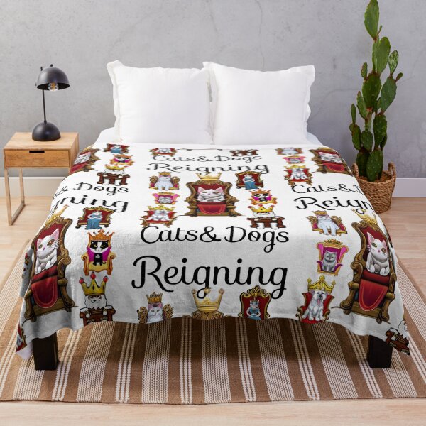 Item preview, Reigning Cats and Dogs Panting Dog Puppy King designed and sold by Bloomin' Arty Families.