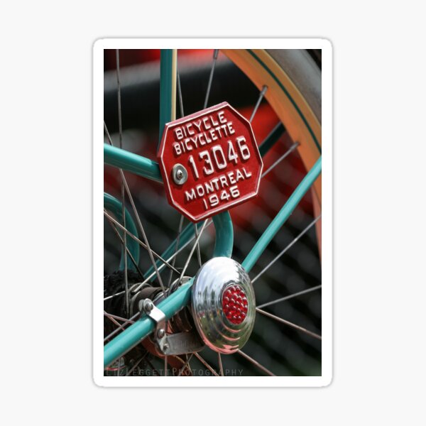 Montreal Bicycle - Liz Leggett Photography Sticker