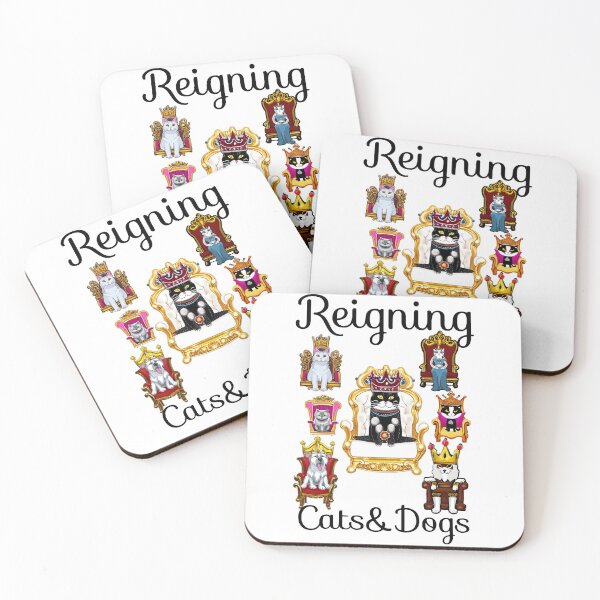 Item preview, Reigning Cats and Dogs Panting Dog Puppy King designed and sold by Bloomin'  Arty Families.