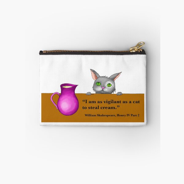 Item preview, Falstaff quote cat stealing cream designed and sold by aditikkumar.