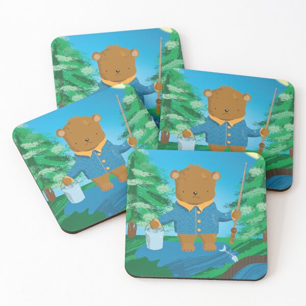 Item preview, Fishing Brown Bear designed and sold by iCraftCafe.