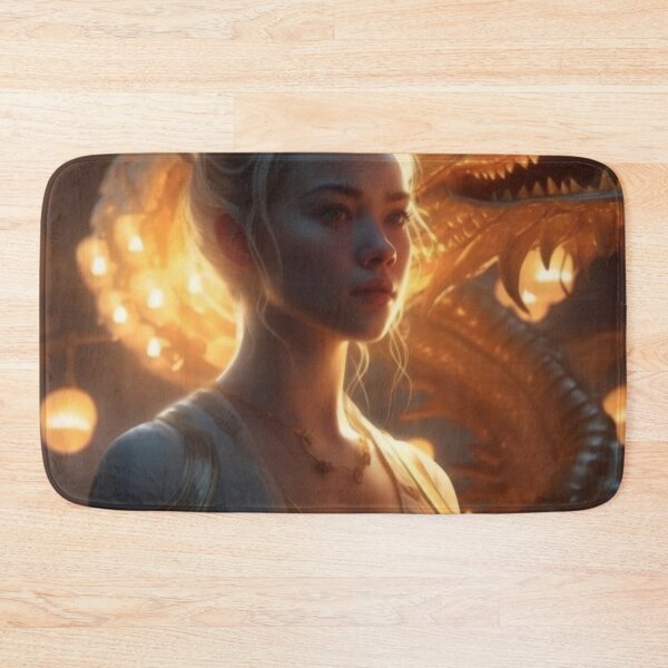 Item preview, Fire and Grace: The Dragon Leather Warrior Goddess designed and sold by oanaunciuleanu.
