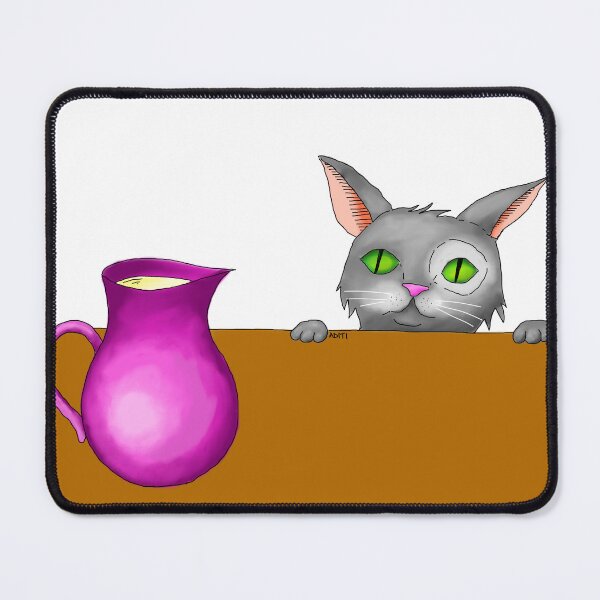 Item preview, Cat vigilant to steal cream designed and sold by aditikkumar.