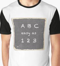 ABC easy as 123 Graphic T-Shirt