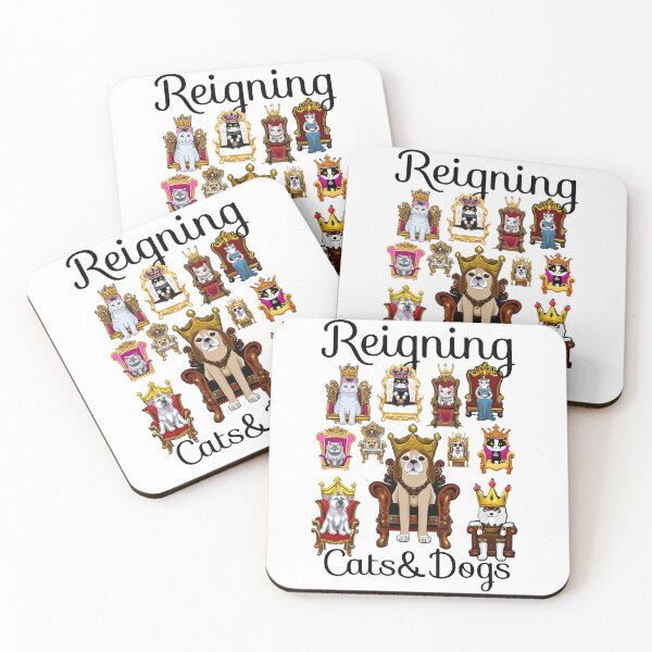 Item preview, Reigning Cats and Panting Dog Dogs designed and sold by Bloomin'  Arty Families.