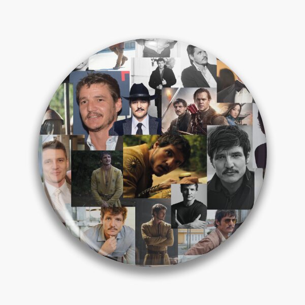 Item preview, Pedro Pascal Abstract Seamless Collage designed and sold by GoghGetta.