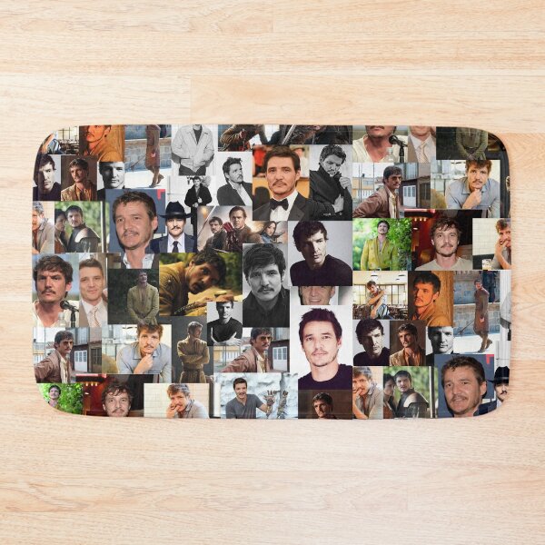 Item preview, Pedro Pascal Abstract Seamless Collage designed and sold by GoghGetta.