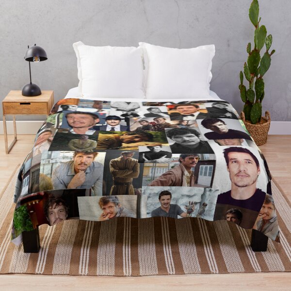 Item preview, Pedro Pascal Abstract Seamless Collage designed and sold by GoghGetta.