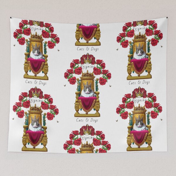 Item preview, Reigning Cats and Dogs designed and sold by Bloomin'  Arty Families.