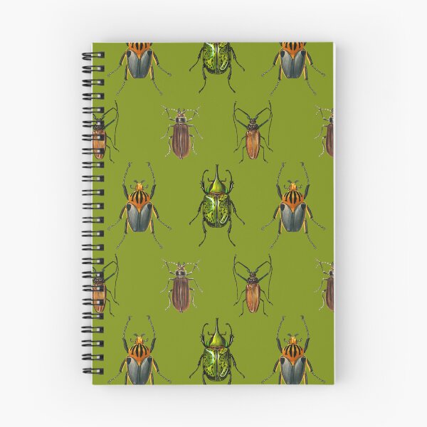 Item preview, Vintage Beetle Pattern 1 on Green designed and sold by Melissa Mielke.