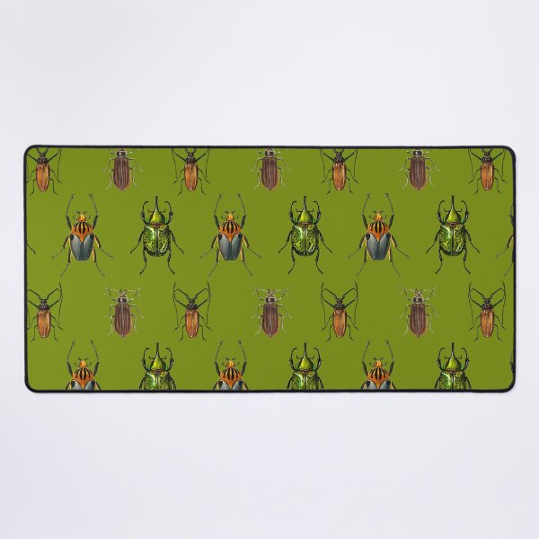 Item preview, Vintage Beetle Pattern 1 on Green designed and sold by Melissa Mielke.