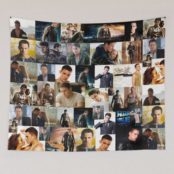 Item preview, Channing Tatum Seamless Squarish Photo Collage designed and sold by GoghGetta.