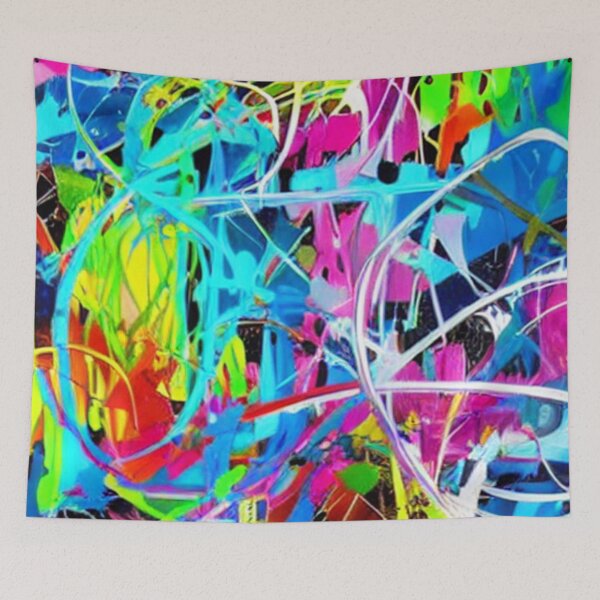 Item preview, Abstract Colorful Chaos designed and sold by calibrit.