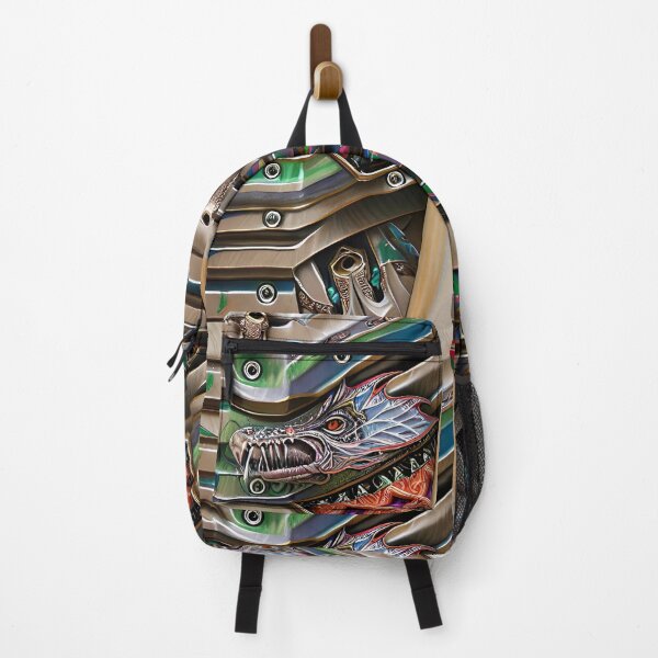 Item preview, Chrome dragon abstract white 1990's oak designed and sold by SK8N.
