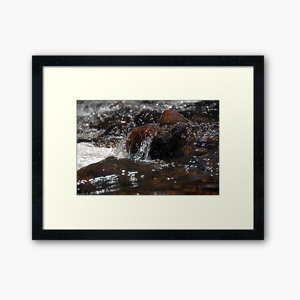 Water study 6 Framed Art Print