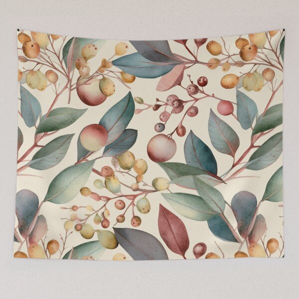Item preview, Leaves and Berries designed and sold by SAMLEYdESIGNs.