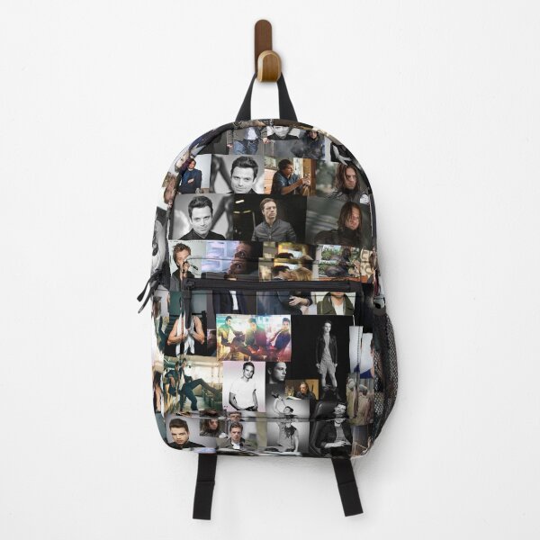 Item preview, Sebastian Stan Seamless Squarish Photo Collage designed and sold by GoghGetta.