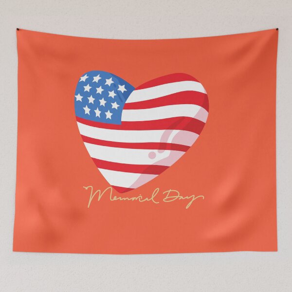 Item preview, Memorial Day Remember and Honor USA  4th July designed and sold by kowal11.
