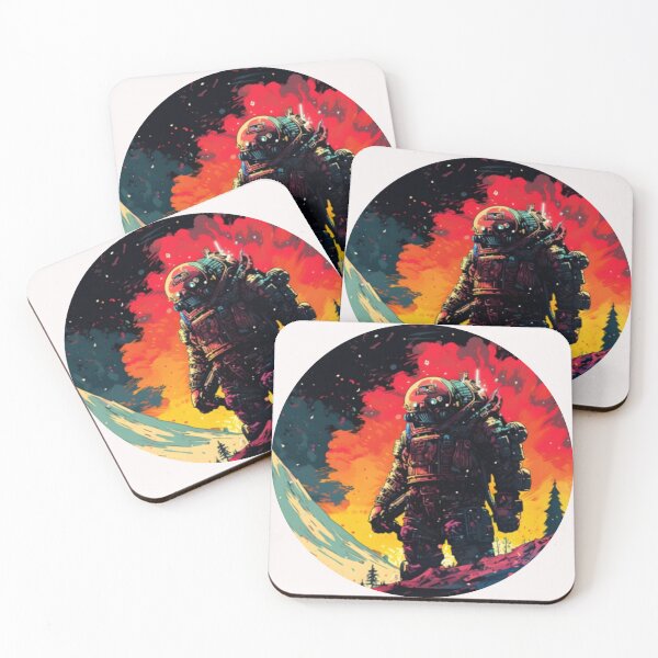 Item preview, Astronaut Sticker and T-shirt designed and sold by Duo Knack.