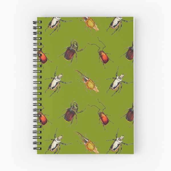 Item preview, Vintage Beetle Pattern 2 on Green designed and sold by Melissa Mielke.