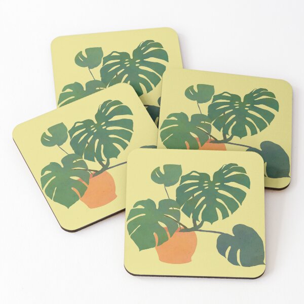 Item preview, monstera interior plant blonde designed and sold by alienrabbit.