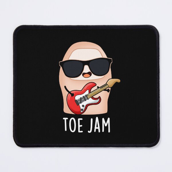 Item preview, Toe Jam Funny Music Puns (Dark BG) designed and sold by punnybone.