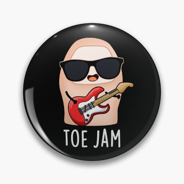 Item preview, Toe Jam Funny Music Puns (Dark BG) designed and sold by punnybone.