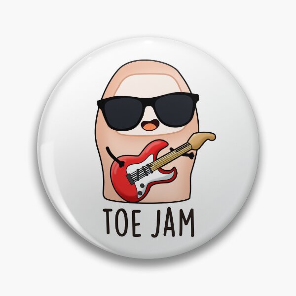 Item preview, Toe Jam Funny Music Puns  designed and sold by punnybone.