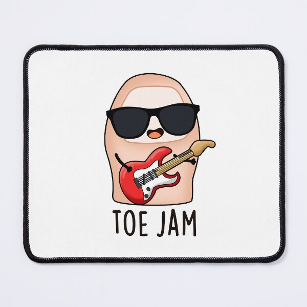Item preview, Toe Jam Funny Music Puns  designed and sold by punnybone.