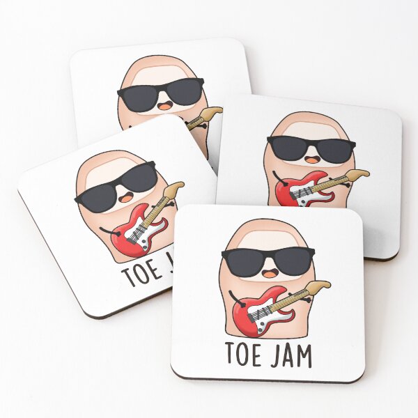 Item preview, Toe Jam Funny Music Puns  designed and sold by punnybone.
