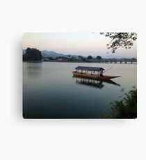 Kyoto Fishing Canvas Print