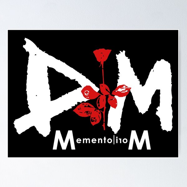 Depeche Mode Memento Mori Official Tote Bag Red Black Goth Punk music rock