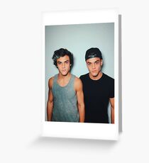 TWINS COOL Greeting Card
