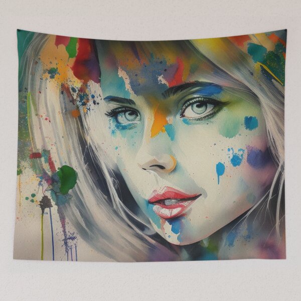Item preview, Watercolor Girl - Cool Art designed and sold by joejiing.