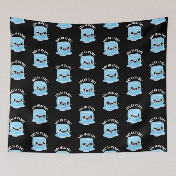Item preview, Have A Ice Day Funny Ice Puns (Dark BG) designed and sold by punnybone.