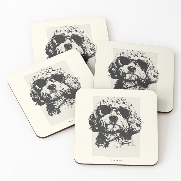 Item preview, Cavachon Digital Sketch Drawing Illustration designed and sold by rafaeltto.