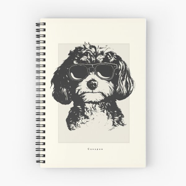 Item preview, Cavapoo Digital Sketch Drawing Illustration designed and sold by rafaeltto.
