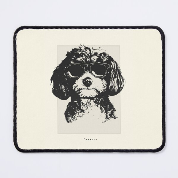 Item preview, Cavapoo Digital Sketch Drawing Illustration designed and sold by rafaeltto.